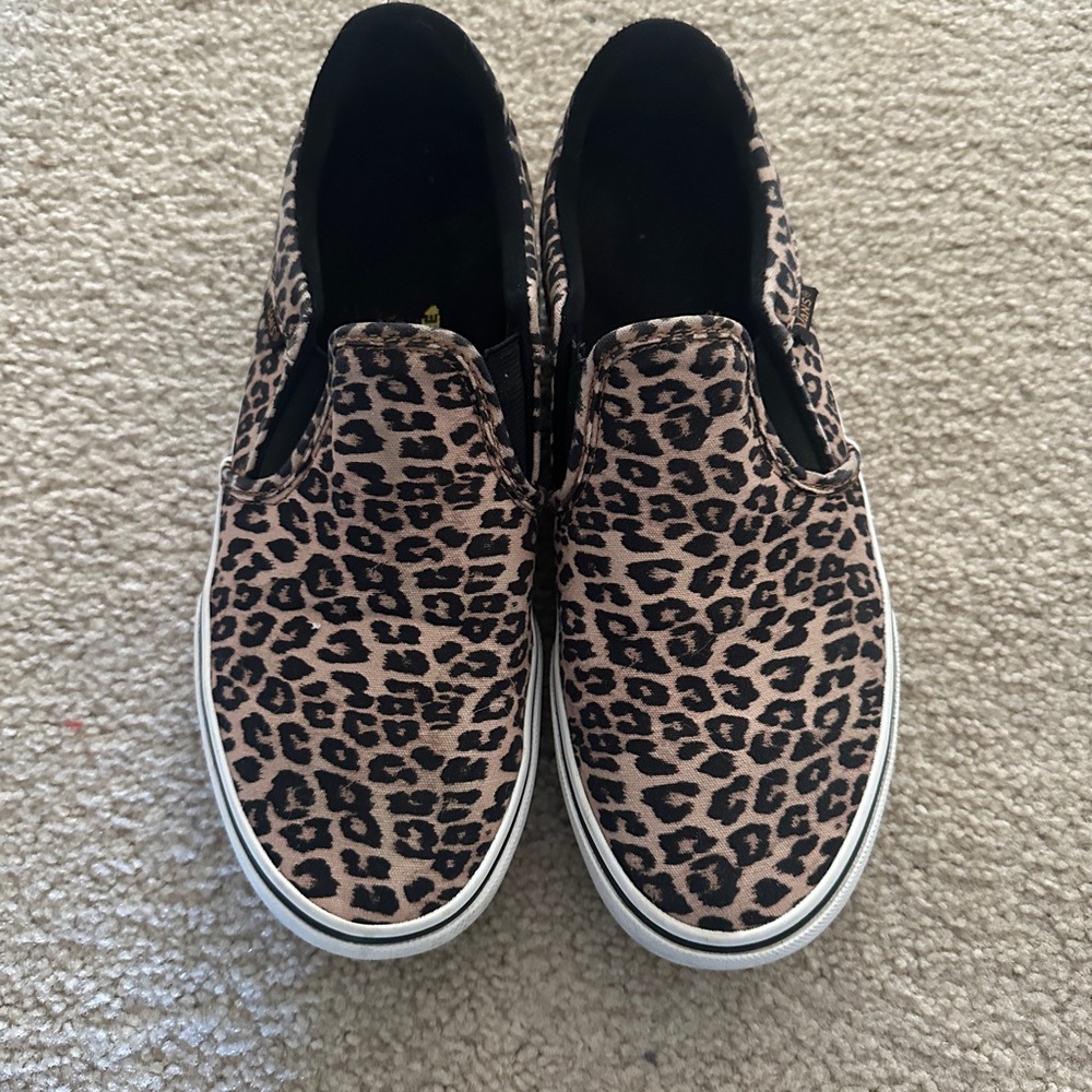 Vans Leopard Print Women's Slip-On Sneakers